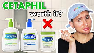 CETAPHIL REVIEW Gentle Skin Cleanser Oily Skin Cleanser and Moisturizing Lotion  WORTH IT ✅ [upl. by Cheslie342]