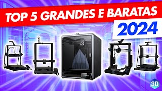 TOP 5 Impressoras 3D GRANDES E BARATAS para você ter em 2024 [upl. by Anitsim]