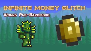 INFINITE MONEY GLITCH THAT WORKS PREHARDMODE terraria [upl. by Margalit202]