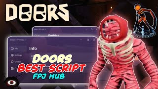 Doors Gui Script Fpj Hub Roblox Script Showcase [upl. by Khorma525]