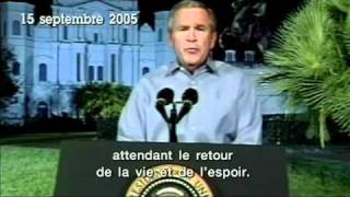 Bush et la gestion de Katrina [upl. by Drofkcor47]