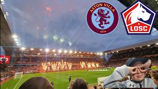 ADVANTAGE VILLA IN THE QUARTER FINAL  Aston villa vs lille conference league quarter final vlog [upl. by Ahsinel508]