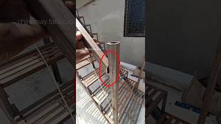 how to make metals stairs railing installation stairrailing metalstaircase stairs [upl. by Wynnie]