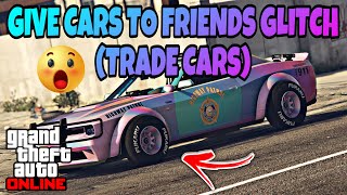 UPDATED GIVE CARS TO FRIENDS GLITCH  GTA 5 ONLINE  AFTER PATCH FACILITY METHOD 168 [upl. by Keyte]