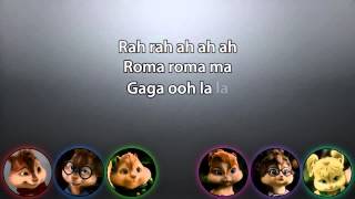 The Chipmunks amp The Chipettes Bad Romance with lyrics [upl. by Assille]