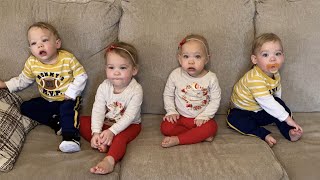 Quadruplets Get New Carseats [upl. by Magdala]