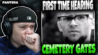 RAP FANS FIRST TIME HEARING Pantera  Cemetery Gates  GENUINE REACTION [upl. by Sisile]