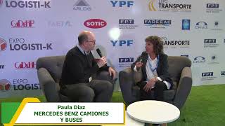 Expo Transporte 2024  Entrevista a Paula Díaz de Mercedes Benz Camiones y Buses [upl. by Roseanne283]