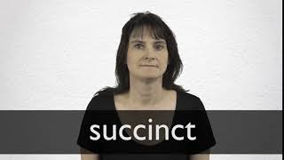 How to pronounce SUCCINCT in British English [upl. by Meakem]