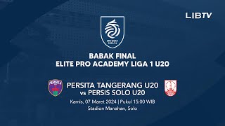 Final Elite Pro Academy Liga 1 U20 20232024 [upl. by Rossing392]