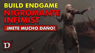 DIABLO 4  Destruye absolutamente TODO con esta BUILD DE NIGROMANTE INFIMIST [upl. by Naehgem]