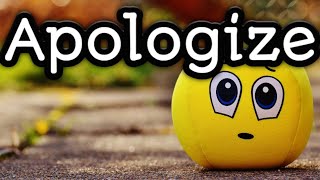 Apologize Meaning [upl. by Nahtanaj]