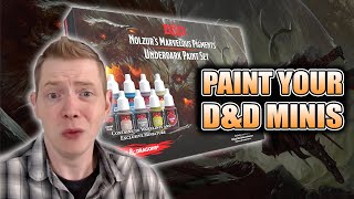 How To Use Army Painter DampD Miniatures Underdark Paints Review [upl. by Akili]