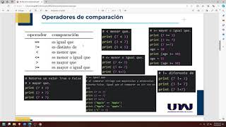 05 Operadores de comparación y lógicos [upl. by Kir]