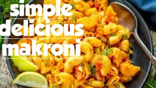 How to make simple delicious chickrn macroni  chicken makronia recipes easy macroni recipe [upl. by Merrielle]