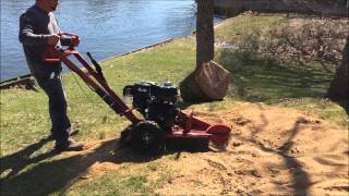 How to Operate a Toro SGR 13 Stump Grinder [upl. by Grose]