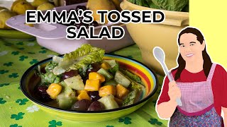 Emmas Tossed Salad  Healthy amp Nutritious  with Mangoes and Grapes [upl. by Ylenaj]