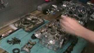 Subaru Cylinder Head Disassembly [upl. by Innavoij557]