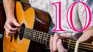 10 Acoustic Songs Every Guitarist Should Know easy to IMPOSSIBLE [upl. by Amhsirak]