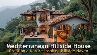 Collection of Mediterranean Marvels Hillside House Design with Wooden Details [upl. by Norreht213]