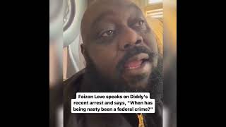 Faizon Love Speaks On Recent Diddy Arrest [upl. by Daphna683]