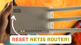 How to Netis Router Reset Factory Settings [upl. by Nnylirej]