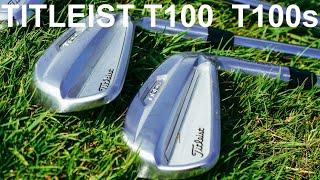 タイトリスト 『T100S』アイアン（2021） トラックマン試打 〜 TITLEIST T100S Irons Review with Trackman [upl. by Swerdna]