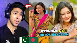 Pakistani Reaction on Bangladeshi Tiktoker  Pronome Nafi New TikTok Videos  Maadi Reacts [upl. by Yalahs437]