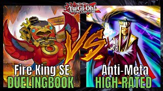 AntiMeta Beats Fire King SnakeEyes Going Second  High Rated Duelingbook  YuGiOh [upl. by Ariaj]