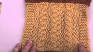 Knitting HowTo Wet Blocking Your Gauge Swatch [upl. by Jeconiah932]