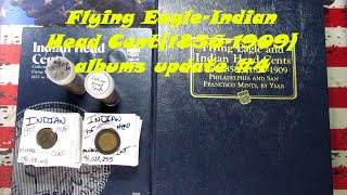 Flying EagleIndian Head Cent 18561909  Whitman albums build  update 4 americancoin [upl. by Naldo]