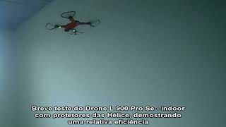 Protetor de hélice no Drone L 900 pro se [upl. by Kcirdled]