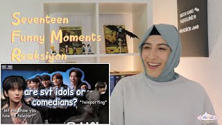 Seventeen Funny Moments REACTION  KPOP TEPKİ are seventeen idols or comedians [upl. by Esinwahs]