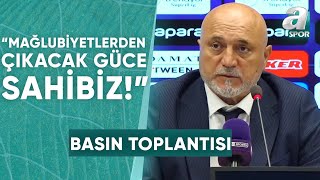 Trabzonspor 10 Adana Demirspor Hikmet Karaman Basın Toplantısı  A Spor  25022024 [upl. by Anadal]