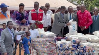 Kiteezi Katikiro Peter Mayiga Atutte Etumo Yebintu Mu Camp Ya Red Cross Abakosebwa Kasasiro [upl. by Anelak]