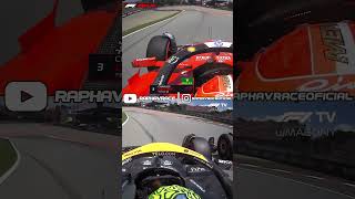 POV incident bewteen Leclerc and Norris in FP3 SpanishGP 2024 charlesleclerc landonorris [upl. by Oterol]