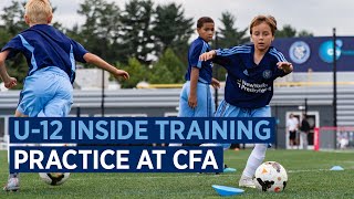 U12 Boys Practice at CFA  ACADEMY INSIDE TRAINING [upl. by Speroni]