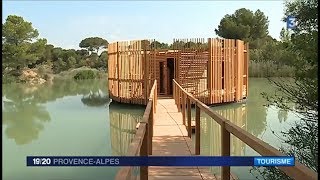 Ville de Sorgues  Les cabanes des Grands Cépages  France 3 édition 1920 du 25062017 [upl. by Eneladgam]