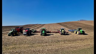 JOHN DEERE  CASE  CLAASđźšśJD8370RJD7930CASE 370 CVXClaas Axion 940JD 9620 Statek MiroslavAs [upl. by Yirinec917]