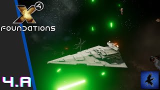 Quasar Carrier operations Star Wars Interworlds 046 X4 Foundations Modded Playthrough [upl. by Trinette]