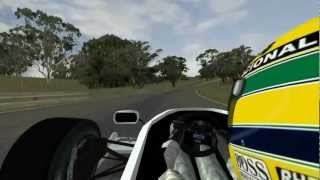 F1 1984  Ayrton Senna Toleman  Mount Panorama [upl. by Goeselt]