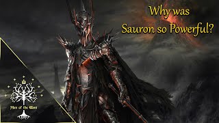 Why Was Sauron so Powerful Even Among Maiar  Middleearth Explained [upl. by Darell]