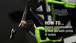 HOW TO … Fissare correttamente la leva skiwalk prima di sciare [upl. by Gottfried]