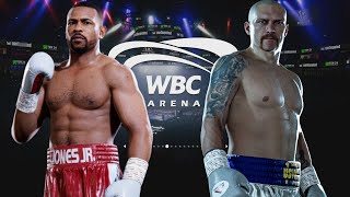 Roy Jones Jr vs Oleksandr Usyk  Undisputed ESBC Gameplay [upl. by Lehman]