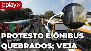 GREVE DOS RODOVIÁRIOS NO RECIFE segundo dia causa transtorno [upl. by Sesom]