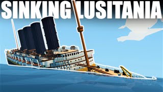 Sinking Lusitania  Stormworks Build and Rescue [upl. by Karrah]