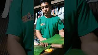 sumang balinghoy yanong sarap naka tikim na ba ang lahat minivlog food cooking suman food [upl. by Huskamp813]