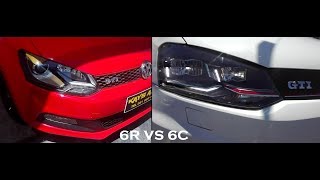 VW Polo GTI 6R vs VW Polo GTI 6C  Comparison [upl. by Hannis]