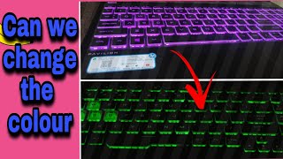 HP 800 PAVILION GAMING KEYBOARD  RGB HOW TO [upl. by Akemehs]