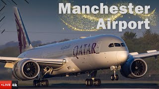 LIVE Manchester Airport Plane Spotting [upl. by Eceela]